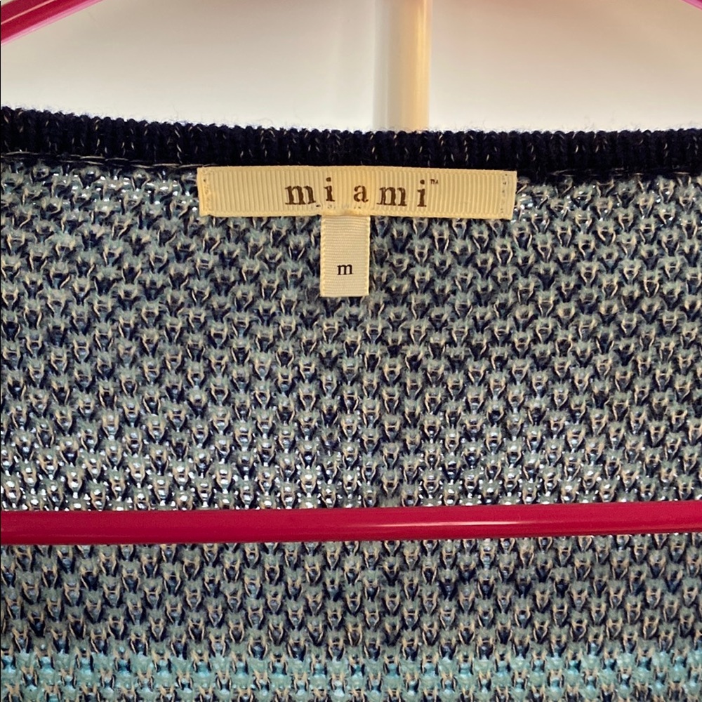 Miami southwestern Blue Patterned Sweater - Picture 5 of 5